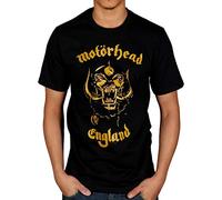 Official Motorhead England Classic T-Shirt, Black, XL