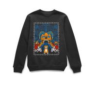 Official Mr Pickles Retro Print Sweatshirt - Black Cartoon Network Black XXL