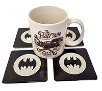 Official Mugs and Coaster Gift Sets (Batcave Mug Set)