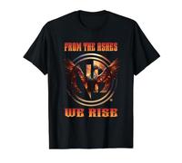 Official Narcotics Anonymous: Phoenix Rising Value Graphic T-Shirt, Men, Black, L