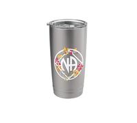 Official Narcotics Anonymous Spring Floral Emblem Stainless Steel Insulated Tumbler