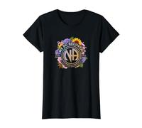 Official Narcotics Anonymous: We Do Recover - Spring Edition Value Graphic T-Shirt, Women, Black, M