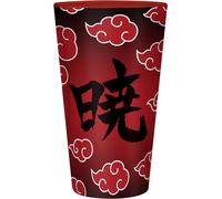 OFFICIAL NARUTO SHIPPUDEN AKATSUKI DRINKING GLASS TUMBLER NEW IN GIFT BOX ABY