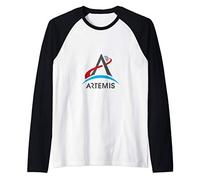 Official NASA Artemis Program Logo Raglan Baseball Tee