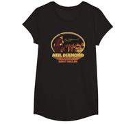 Official Neil Diamond Crowd Singing T-Shirt, Girls, Black, Medium