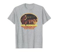 Official Neil Diamond Crowd Singing T-Shirt, Men, Heather Grey, Medium