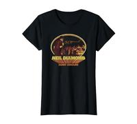 Official Neil Diamond Crowd Singing T-Shirt, Women, Black, XX-Large