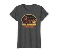 Official Neil Diamond Crowd Singing T-Shirt, Women, Dark Heather Grey, XX-Large