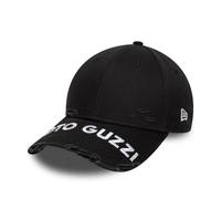 Official New Era Moto Guzzi Wordmark Distressed Style Baseball Cap Hat Black