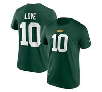 Official NFL Green Bay Packers Jordan Love #10 T-Shirt - Green, Green, L