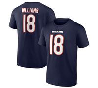 Official NFL T-Shirt Chicago Bears Caleb Williams #18 - Navy Blue