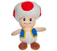OFFICIAL NINTENDO SUPER MARIO LARGE 12" TOAD PLUSH SOFT TOY TEDDY NEW WITH TAGS