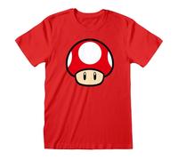 Official Nintendo Super Mario Power Up T-Shirt Classic Graphic Gamer Fan Gift