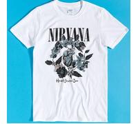 Official Nirvana Heart-Shaped Box White T-Shirt : S,M,L,XL,XXL