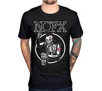 Official NOFX Old Skull t-Shirt Punk Rock Metal Band Merch Fat Mike eric Melvin (Medium)