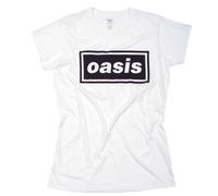 Oasis Ladies T-Shirt: Decca Logo (XX-Large)