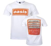 Official Oasis T Shirt Definitely Maybe AAA Pass New White S M L XL XXL