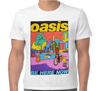 Official Oasis T Shirt Definitely Maybe Decca Logo Be Here Now Reunion Tour New