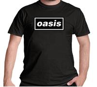 Official Oasis T Shirt Definitely Maybe Decca Logo Be Here Now Reunion Tour New