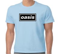 Official Oasis T Shirt Definitely Maybe Decca Logo Be Here Now Reunion Tour New