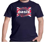Union Jack Logo T Shirt Oasis Navy L