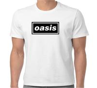 Official Oasis T Shirt Definitely Maybe Decca Logo Be Here Now Reunion Tour New