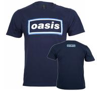 Official Oasis T Shirt Maine Road Event New Blue S M L XL XXL