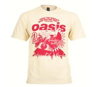 Official Oasis T Shirt What the World's Been Waiting For Definitely Maybe New