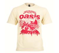 Official Oasis T Shirt What the World's Been Waiting For Definitely Maybe New