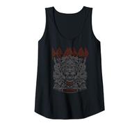 Official Official Def Leppard Love Bites Logo Hard Rock Tank Top, Women, Black, Large