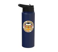 Official Oktoberfest Drinking Team Beer German Flag Colors Stainless Steel Insulated Water Bottle