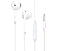 Official Oppo MH156 3.5mm Earphones Headphones - White (Bulk Packed)