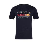 Official Oracle Red Bull Racing Team Formula 1 Children's T-Shirt with Large Logo White, Blue, 14 Years