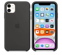 Official Original Genuine Apple (iPhone 11) Silicone Case Back Cover - Black
