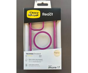 Official OtterBox React MagSafe Case for Apple iPhone 17 - Rose Crystal Pink