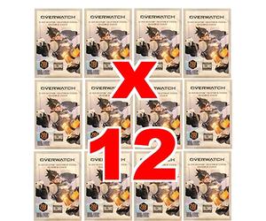 Official Overwatch Stickers x 12 Sealed Packs