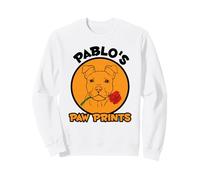 Official Pablo's Paw Prints for dog loving Men, Women Cute Sweatshirt