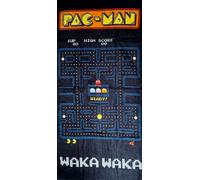 Groovy Uk Pacman The Chase Towel, Black