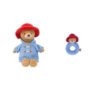 Official Paddington Bear Soft Toy - My First Paddington Plush Toy by Rainbow Designs & PA1356 Bear Paddington Baby Rattle