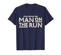 Official Paul McCartney Man On The Run Text T-Shirt