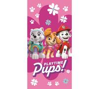 Official Paw Patrol Bath & Beach Towel 140x70 cm - 100% Cotton, OEKO-TEX, Skye, Marshall & Everest