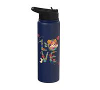 Official Paw Patrol Love Flowers Skye Stainless Steel Insulated Water Bottle
