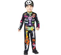Amscan - Kids Officially Licensed Paw Patrol Skeleton Boys Halloween Fancy Dress Costume Age: 1-6 Years