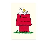 Official Peanuts Snoopy And The Doghouse Poster 24" x 35" (60x90 cm)