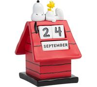 OFFICIAL PEANUTS SNOOPY DOGHOUSE 3D PERPETUAL CALENDAR ORNAMENT ERIK