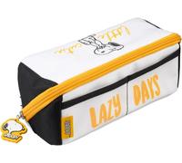OFFICIAL PEANUTS SNOOPY LAZY DAYS DOUBLE COMPARTMENT PENCIL CASE