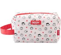 OFFICIAL PEANUTS SNOOPY LOVE SEASON MAKE UP BAG TOILETRY COSMETIC CASE
