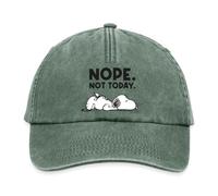 Official Peanuts Snoopy Nope Not Today Relaxed Vintage Cap