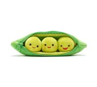 Official Peas-in-a-Pod Medium Soft Toy, Toy Story 3, 21cm/8”, Plush Character Figure with Zipper and Embroidered Details, Suitable for Ages 0+