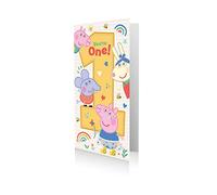 Official Peppa Pig Age 1 Birthday Card, You're One!